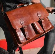 Leather briefcase man, leather bag man, mens briefcase, shoulder bag, laptop messenger bag, satchel bag