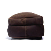 Leather Backpack Women, Leather Rucksack Knapsack Laptop Backpack, Work Daily Brown Backpack,