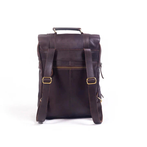 Vintage Leather Backpack, Brown Leather Backpack, Rucksack, Leather Backpack,