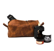 Personalized Groomsmen Gift Dopp Kit Bag Customized Leather Toiletry Bag Monogram Mens Toiletry Bag Leather Custom Gift for Guys Men Wedding