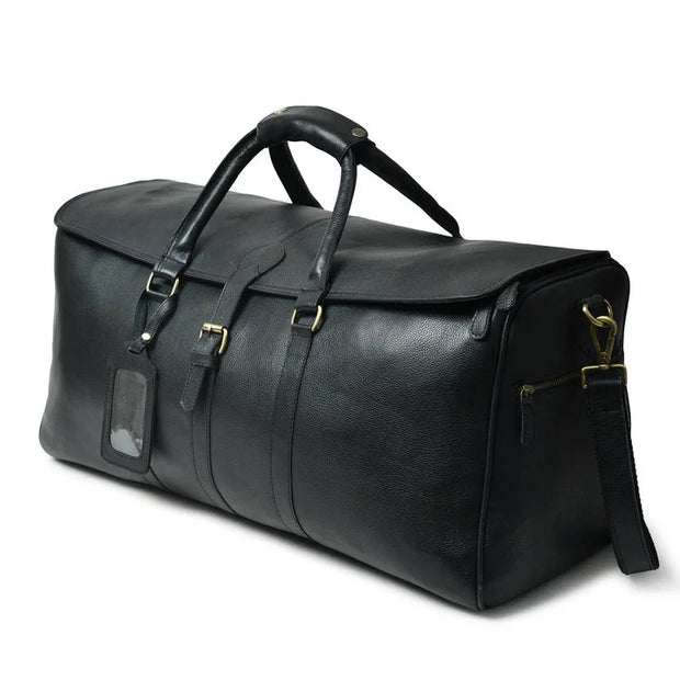 Full Grain Leather Duffle Bag Genuine Leather Weekender Bag/Leather Holdall/Overnight Bag
