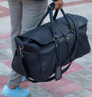 Full Grain Leather Duffle Bag Genuine Leather Weekender Bag/Leather Holdall/Overnight Bag