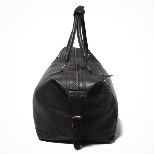 Leather Duffle Bag, Christmas Gift, Large Travel Bag, Mens Leather Weekend Bag, Personalized Outdoor Bag, Holdall Bag, Groomsmen Gift Bag