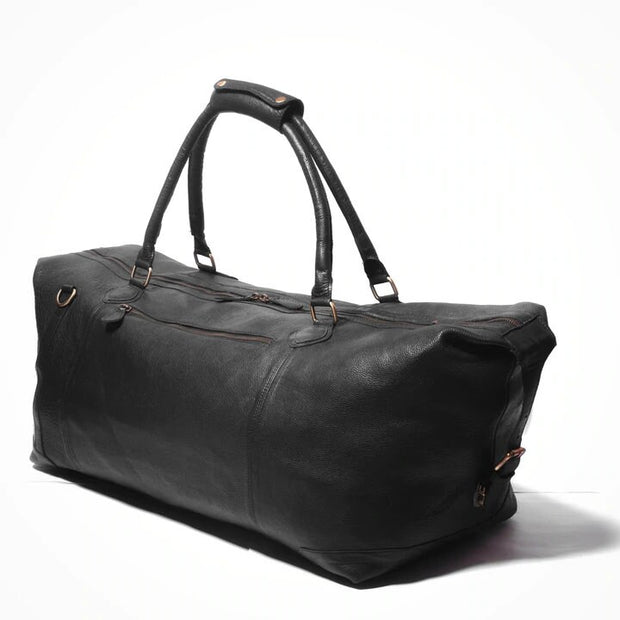 Leather Duffle Bag, Christmas Gift, Large Travel Bag, Mens Leather Weekend Bag, Personalized Outdoor Bag, Holdall Bag, Groomsmen Gift Bag