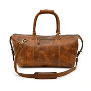 Leather Duffle Bag, Large Travel Bag, Mens Leather Weekend Bag, Holdall Bag,