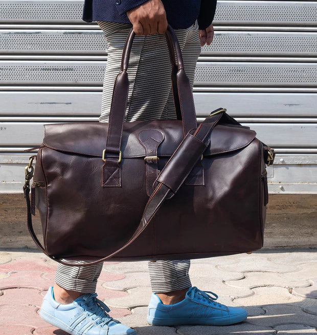 Leather Duffle Bag, Large Travel Bag, Mens Leather Weekend Bag, Outdoor Bag, Holdall Bag