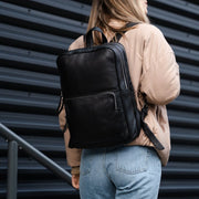 Leather Laptop Backpack Leather Rucksack For Her|Travel Backpack
