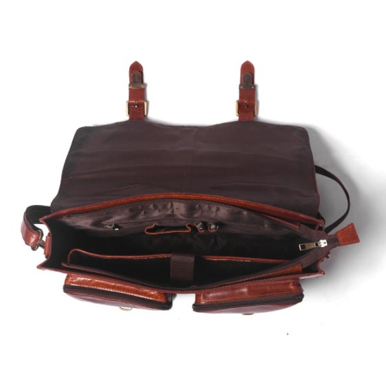 Leather briefcase man, leather bag man, mens briefcase, shoulder bag, laptop messenger bag, satchel bag