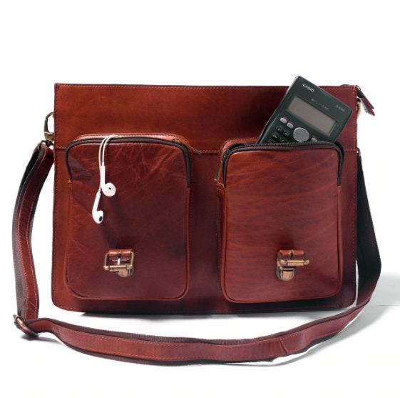 Leather briefcase man, leather bag man, mens briefcase, shoulder bag, laptop messenger bag, satchel bag