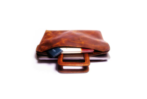 Leather Briefcase,Shoulder Bag,Top Handle Bag,Leather 15" Laptop Bag