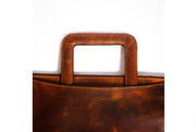 Leather Briefcase,Shoulder Bag,Top Handle Bag,Leather 15" Laptop Bag