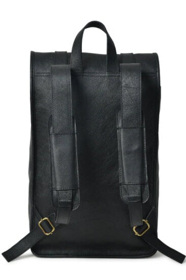 Top Quality Black Leather Bag Leather Backpack | Leather Travel Bag | Leather Work Bag
