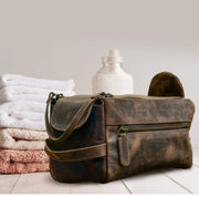 Leather Toiletry Bag Men's Toiletry Bag