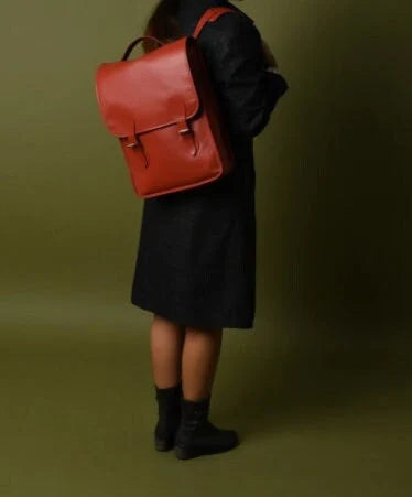 Leather Laptop Backpack |Leather Rucksack| Travel