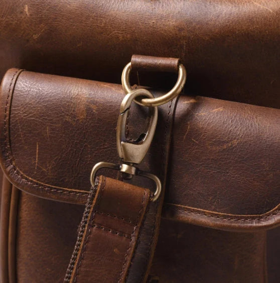 Leather Holdall | Overnight Bag Full Grain Leather Duffle Bag Genuine Leather Weekender Bag