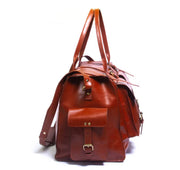 Leather Holdall | Overnight Bag Full Grain Leather Duffle Bag Genuine Leather Weekender Bag