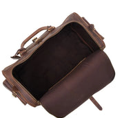 Leather Duffle Bag |  Overnight Bag For Men | Personalized Leather Weekender Bag | Traveler Bag | Simple Bag