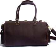 Monogrammed Leather | Travel Bag | Leather Holdall | Overnight Bag | Carry on Bag | Personalized Gifts For | Leather Duffle Bag