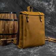 Leather Backpack | Brown Leather Backpack | Rucksack Leather Backpack