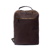 Leather Backpack Women, Leather Rucksack Knapsack Laptop Backpack, Work Daily Brown Backpack,