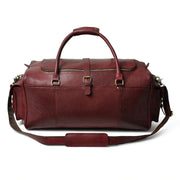 Full Grain Leather Duffle Bag Genuine Leather Weekender Bag/Leather Holdall/Overnight Bag