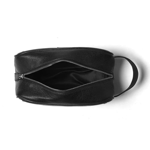 Personalized Groomsmen Gift Dopp Kit Bag Customized Leather Toiletry Bag Monogram Mens Toiletry Bag Leather Custom Gift for Guys Men Wedding