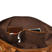 Leather Duffle Bag, Large Travel Bag, Mens Leather Weekend Bag, Holdall Bag,