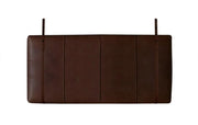 Custom Genuine Leather Headboard Cover, Headboard Cushion, Queen Size Headboard, Wall Hang Cushion Cover, Hanging Leather Headboard