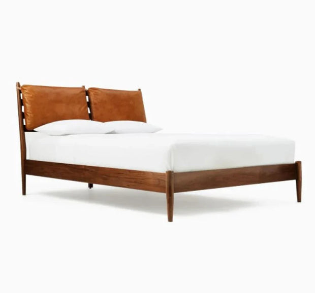 Genuine Leather Headboard Cover, Wall Hang Cushion Cover, Hanging Leather Headboard