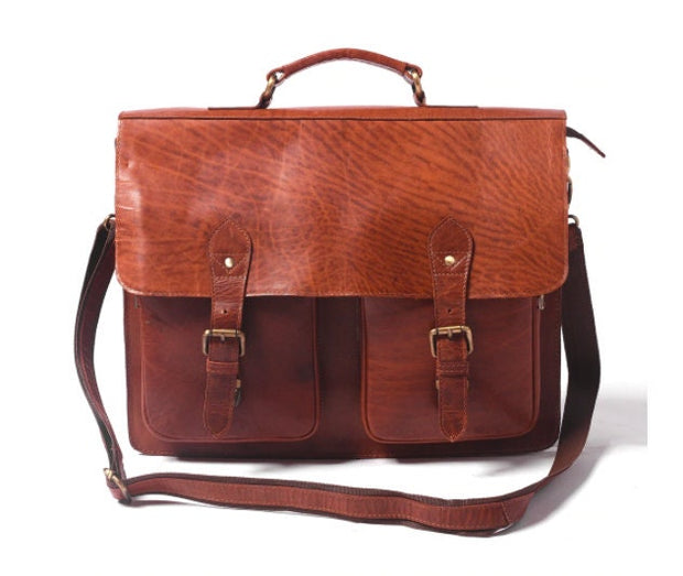 Leather briefcase man, leather bag man, mens briefcase, shoulder bag, laptop messenger bag, satchel bag