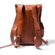 Leather Rolltop Backpack  Leather Work Bag | Rolltop Rucksack