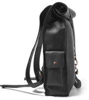 Personalised Gifts For Him|Leather Rolltop Backpack|Mens Travel Bag|Backpack For Women|Leather Work Bag|Rolltop Rucksack|Fathers Day Gift