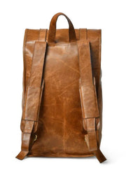 Top Quality Leather Backpack | Leather Travel Bag | Leather Work Bag | Roll top