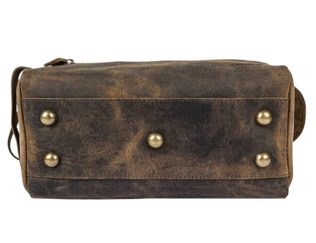 Leather Toiletry Bag Men's Toiletry Bag