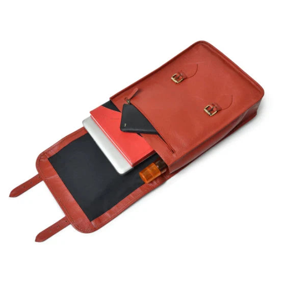 Leather Laptop Backpack |Leather Rucksack| Travel