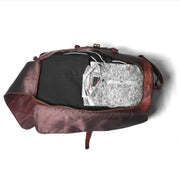Full Grain Leather Duffle Bag | Genuine Leather Weekender Bags | Leather Holdall | Overnight Bags