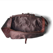 Full Grain Leather Duffle Bag | Genuine Leather Weekender Bags | Leather Holdall | Overnight Bags