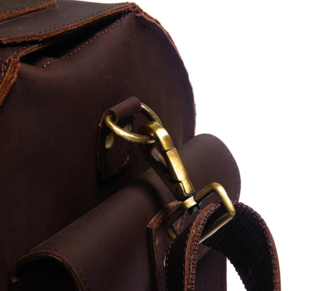 Monogrammed Leather | Travel Bag | Leather Holdall | Overnight Bag | Carry on Bag | Personalized Gifts For | Leather Duffle Bag