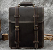 Vintage Leather Backpack, Brown Leather Backpack