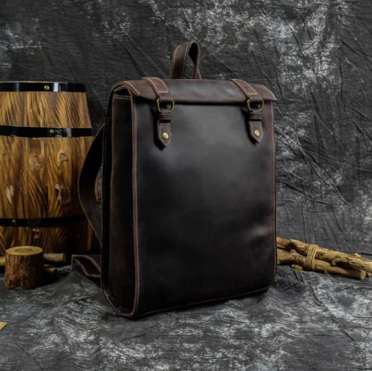 Leather Backpack | Brown Leather Backpack | Rucksack Leather Backpack