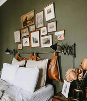 Customized Genuine Leather Headboard Cover, Headboard Cushion, Queen Size Headboard, Wall Hang Cushion Cover, Hanging Leather Headboard