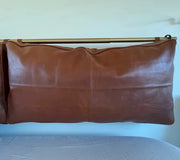 Customized Genuine Leather Headboard Cover | Headboard Cushion | Queen Size Headboard | Wall Hang Cushion Cover | Hanging Leather Headboard