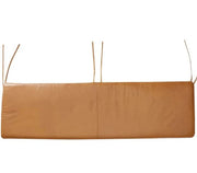 Custom genuine leather replacement cushions. Ideal for benches, mid-century chairs, Leather Bench Cushion